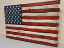 Large American Flag Gun Concealment Case with 2 Compartments