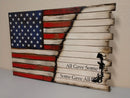 Deluxe 3 Compartment Gun Concealment Case (Hybrid American Flag Designs)