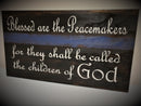 Mini “Blessed are the Peacemakers” Concealment Wall Art