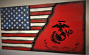 Mini American Flag Gun Concealment Case w/ Hybrid Design