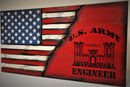 Mini American Flag Gun Concealment Case w/ Hybrid Design
