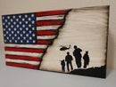 Mini American Flag Gun Concealment Case w/ Hybrid Design