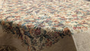 DaDa Bedding Wildflower Wonderland Floral Golden Beige Tan Square Dining Table Cloth (3100)