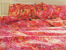 DaDa Bedding Lovely Pop of Colors Lightweight Reversible Quilted Bedspread Set (KBJ1625)