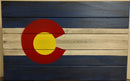 Small Wooden State Flag & Special Design Gun Case