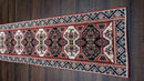 DaDalogy Elegant Majestic Kilim Red Persian Rug Ornate Floral Woven Tapestry Table Runner (18195) by DaDalogy Bedding Collection