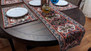 DaDalogy Elegant Majestic Kilim Red Persian Rug Ornate Floral Woven Tapestry Table Runner (18195) by DaDalogy Bedding Collection