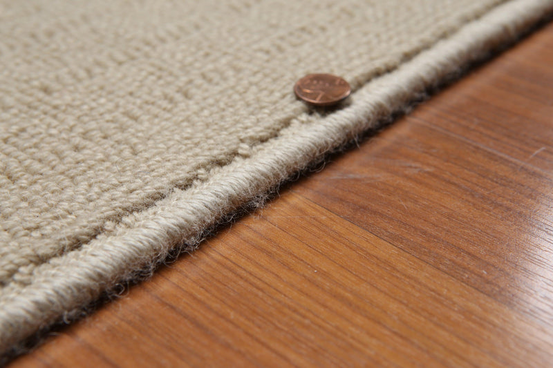 5'3" x 8'3" Authentic Wool and Acrylic Oriental Area Rug Beige