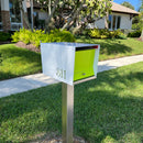 The Original UptownBox in ARCTIC WHITE - Modern Mailbox