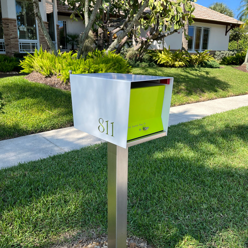 The Original UptownBox in ARCTIC WHITE - Modern Mailbox