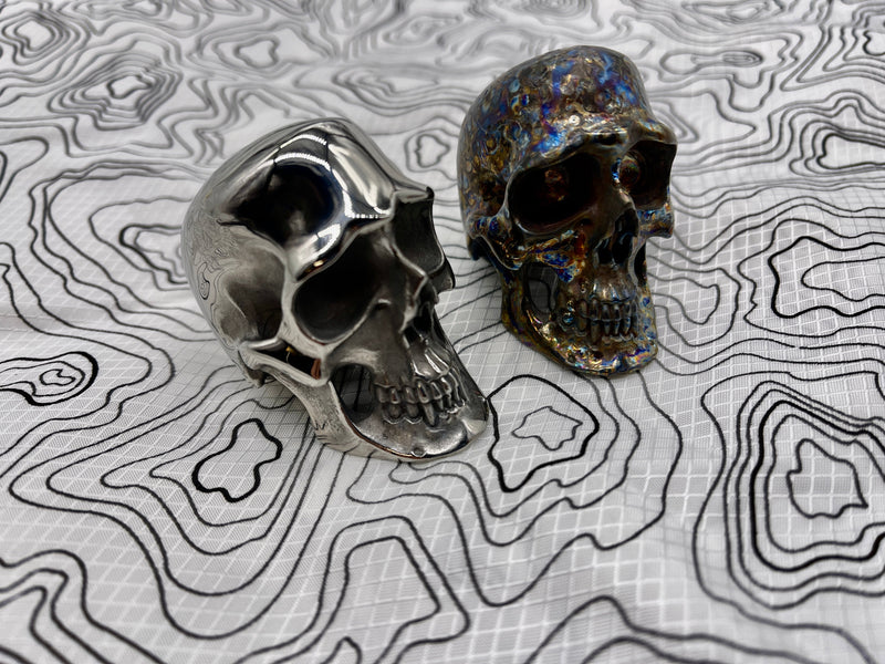 Custom Titanium Colossus Skull by Tony Fabrioli  ( Limited Run! )