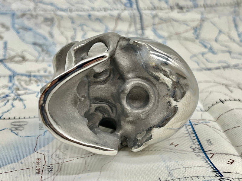 Custom Titanium Colossus Skull by Tony Fabrioli  ( Limited Run! )