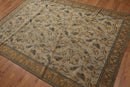5'7"x7'10" Light Grey Oriental Cotton Rug