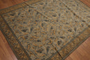 5'7"x7'10" Light Grey Oriental Cotton Rug