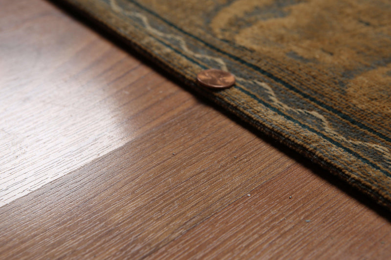 5'7"x7'10" Light Grey Oriental Cotton Rug