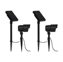 Berkley Jensen 2 Pack Solar LED Spotlights 100 Lumen