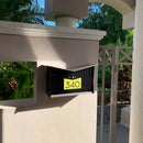 ButterFly Box in JET BLACK - Wall Mount Mailbox