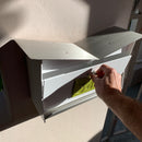 ButterFly Box in ARCTIC WHITE - Wall Mount Mailbox