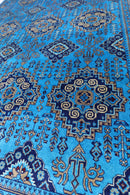 Hand-Knotted Afghani Zerkhaki Wool Rug – 6’6″  x  10’0″