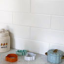 White 4x12 Matte Ceramic Subway Tile (34 pack, 10.4 sq ft/case)