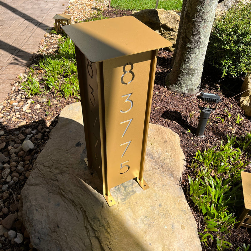 RadiantLight 27" tall ADDRESS MARKER Landscape Light - Garden Light