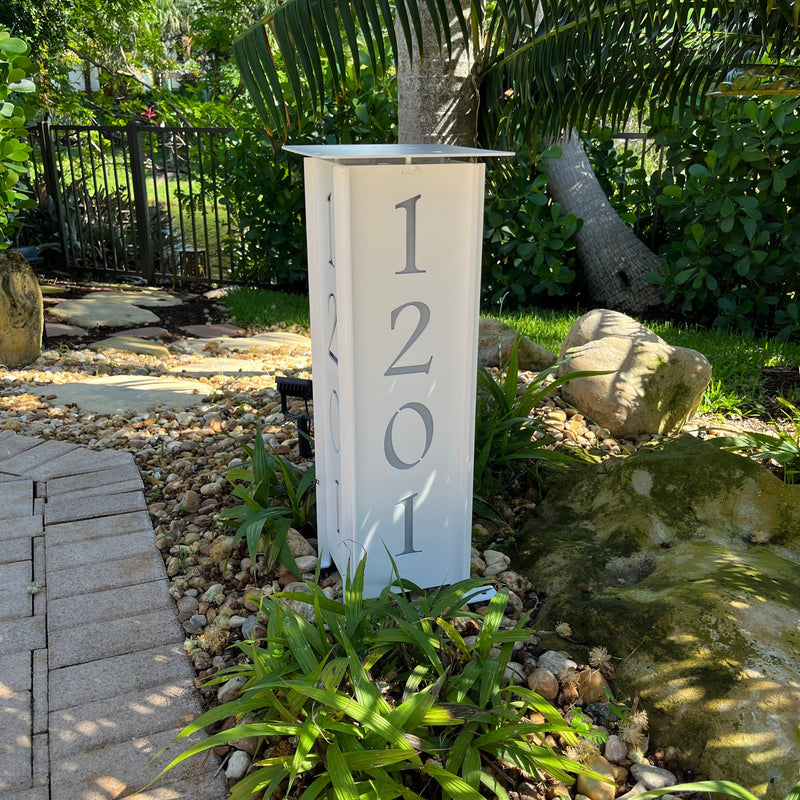 RadiantLight 27" tall ADDRESS MARKER Landscape Light - Garden Light
