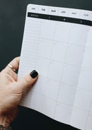 5x8 Undated Monthly Planner - Halfsies Edition