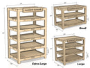 CADEN- Toy Car Ramp + Storage