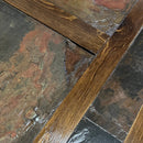 5'x5' Southwest Square Dining Table and 8 Southwest Brown Chair