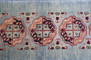 Hand-Knotted Afghani Kazak Wool Rug – 2’1″  x  5’7″