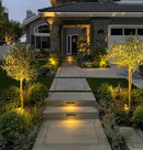 STB16 2W LED Cast Brass Surface Mounted Slim Horizontal Outdoor & Indoor Brass Step Light 12V Low Voltage