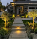STB16 2W LED Cast Brass Surface Mounted Slim Horizontal Outdoor & Indoor Brass Step Light 12V Low Voltage