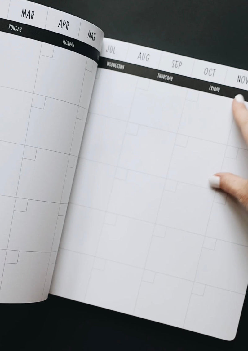 8.5 x 11 Undated Education Planner - Halfsies Edition