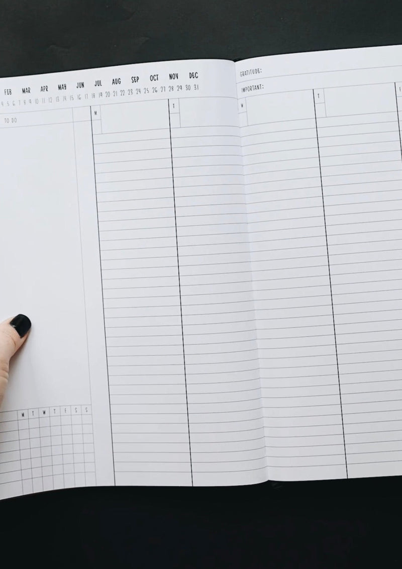 8.5 x 11 Undated Education Planner - Halfsies Edition