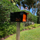 The Original UptownBox in JET BLACK - Modern Mailbox
