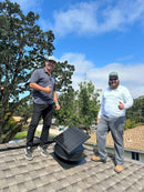 42W 12" Solar Attic Fan with Smart Power Adapter+Remote