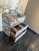 Calacatta Viola Marble Vanity Freestanding by MEG Custom Marble By Ziynet A. LLC