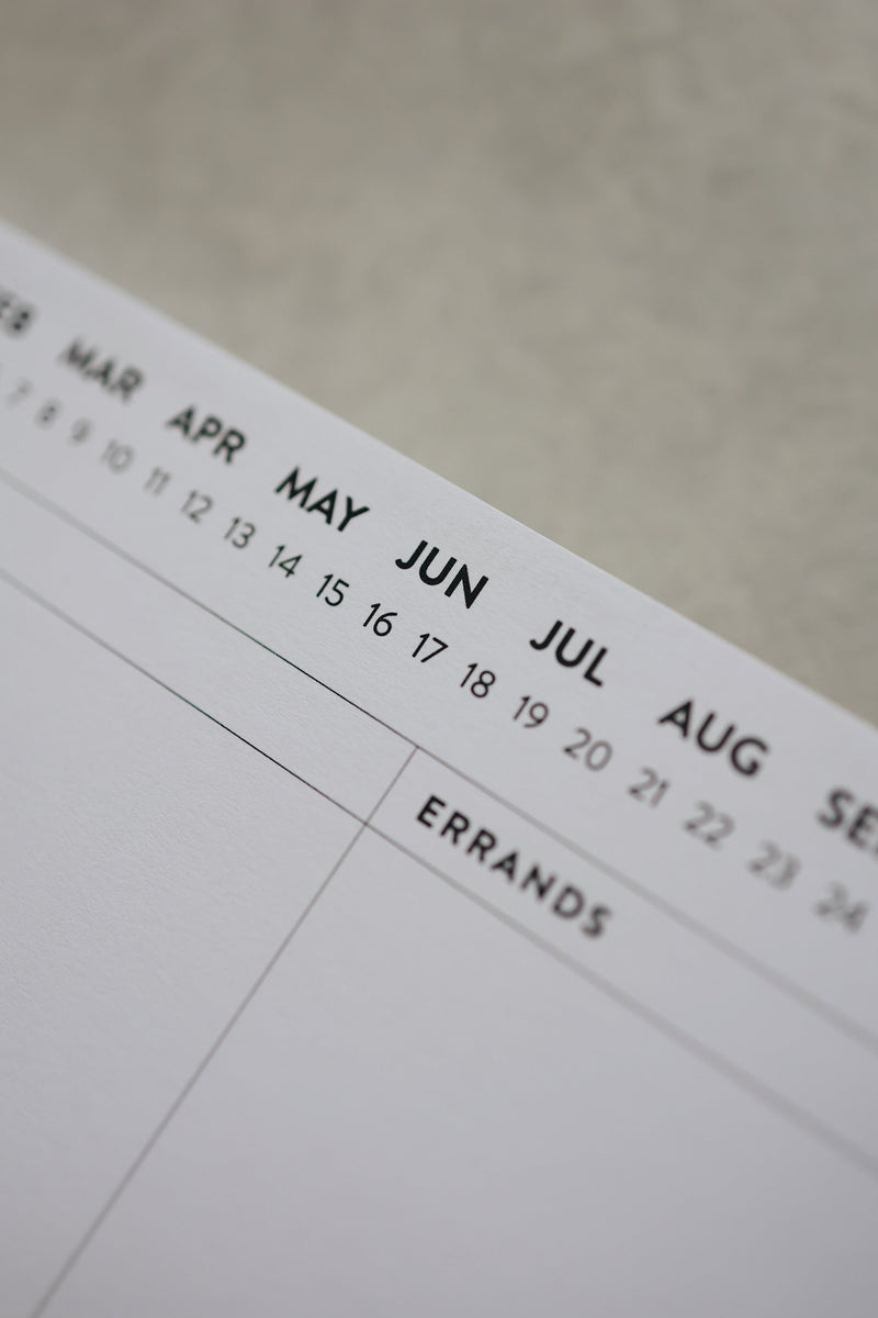 8x10 Undated Planner - Stars Edition