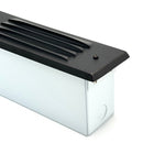 STBP03 Tulay Black Louvered Brass Step Light Low Voltage Outdoor Lighting