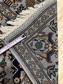 Hand-Knotted Afghani Zerkhaki Wool Rug – 3’4″  x  4’11″