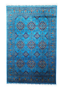 Hand-Knotted Afghani Zerkhaki Wool Rug – 6’6″  x  10’0″