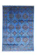 Hand-Knotted Afghani Zerkhaki Wool Rug – 6’7″  x  9’3″