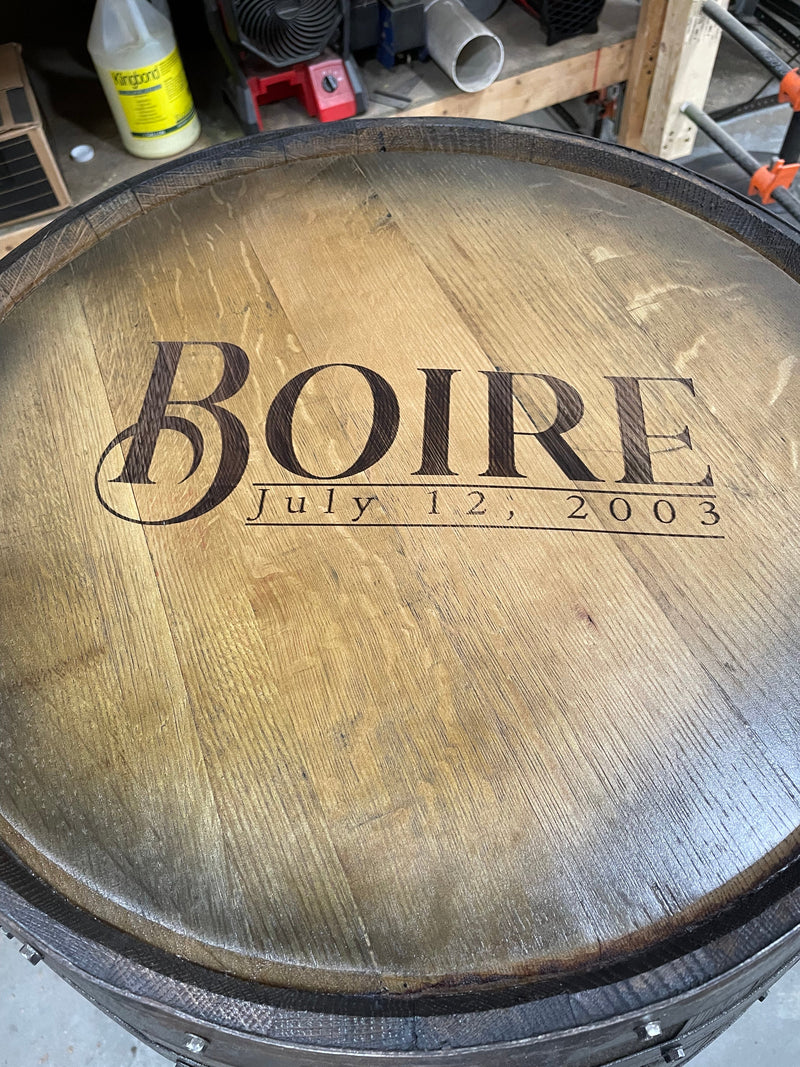 Premium Whiskey Barrel Cabinet