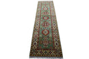 Hand-Knotted Afghani Kazak Wool Rug – 2’9″  x  9’2″
