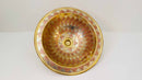Round Bathroom Sink - Moroccan Copper & Brass Sink