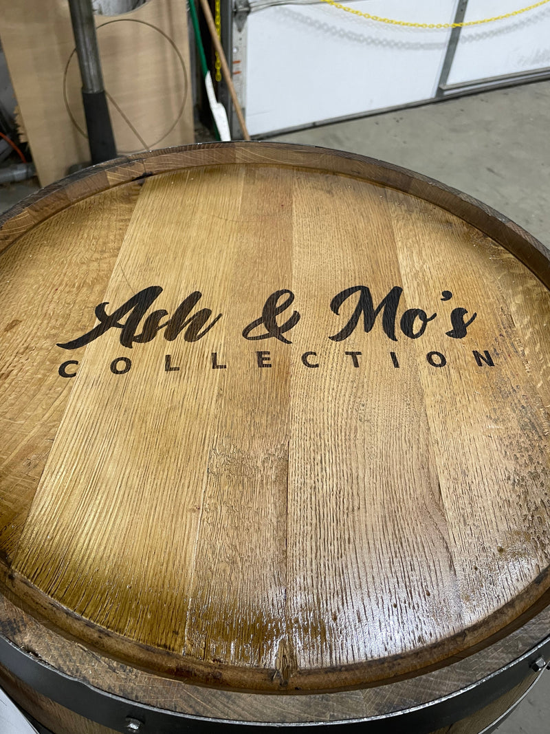 Premium Whiskey Barrel Cabinet