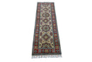 Hand-Knotted Afghani Kazak Wool Rug – 2’0″  x  6’2″