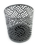 Votive Candle Holders Set of 2 Grey