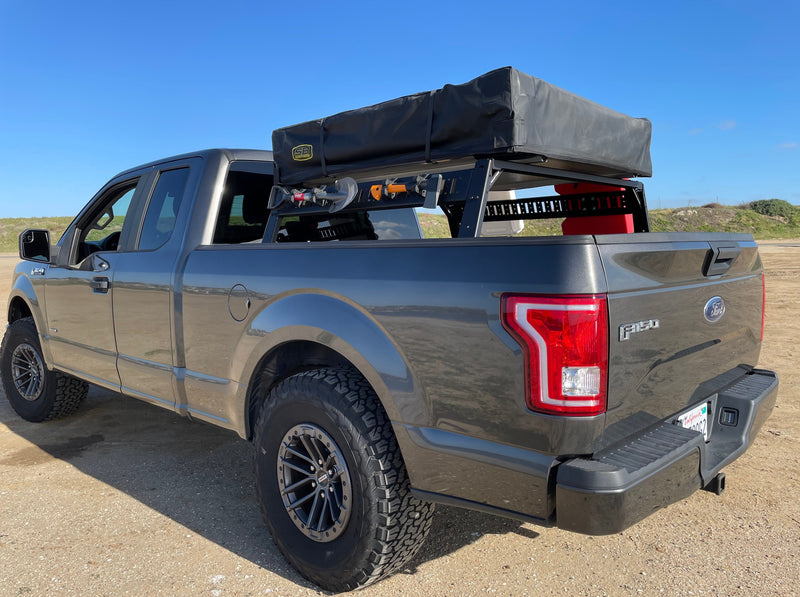 2015+ F-150 Mid Height Rooftop Tent Rack Kit