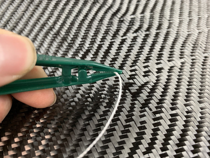 Composite Resin Disposable Tweezer OD Green